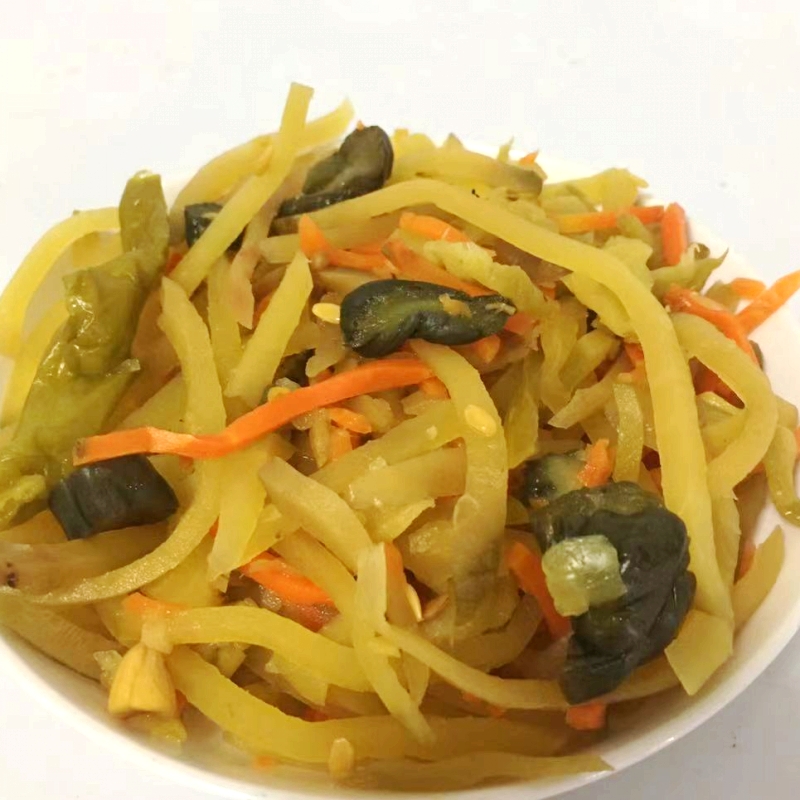 浙江特产开胃下饭菜清渍多味什锦菜450g腌制泡菜酱菜大头菜丝即食