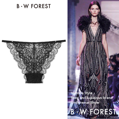 维多利亚纯欲性感女士内裤超薄透明诱惑透气内裤蕾丝低腰三角裤