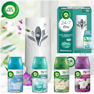 手动空气清新剂精油香薰分解异味补充装 进口Air wick智能定时