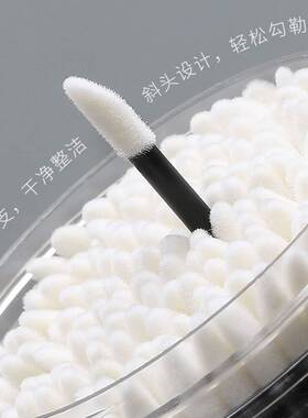 100支一次性唇刷棒口红刷女唇膏唇釉刷粉底遮瑕可携式化妆刷师专