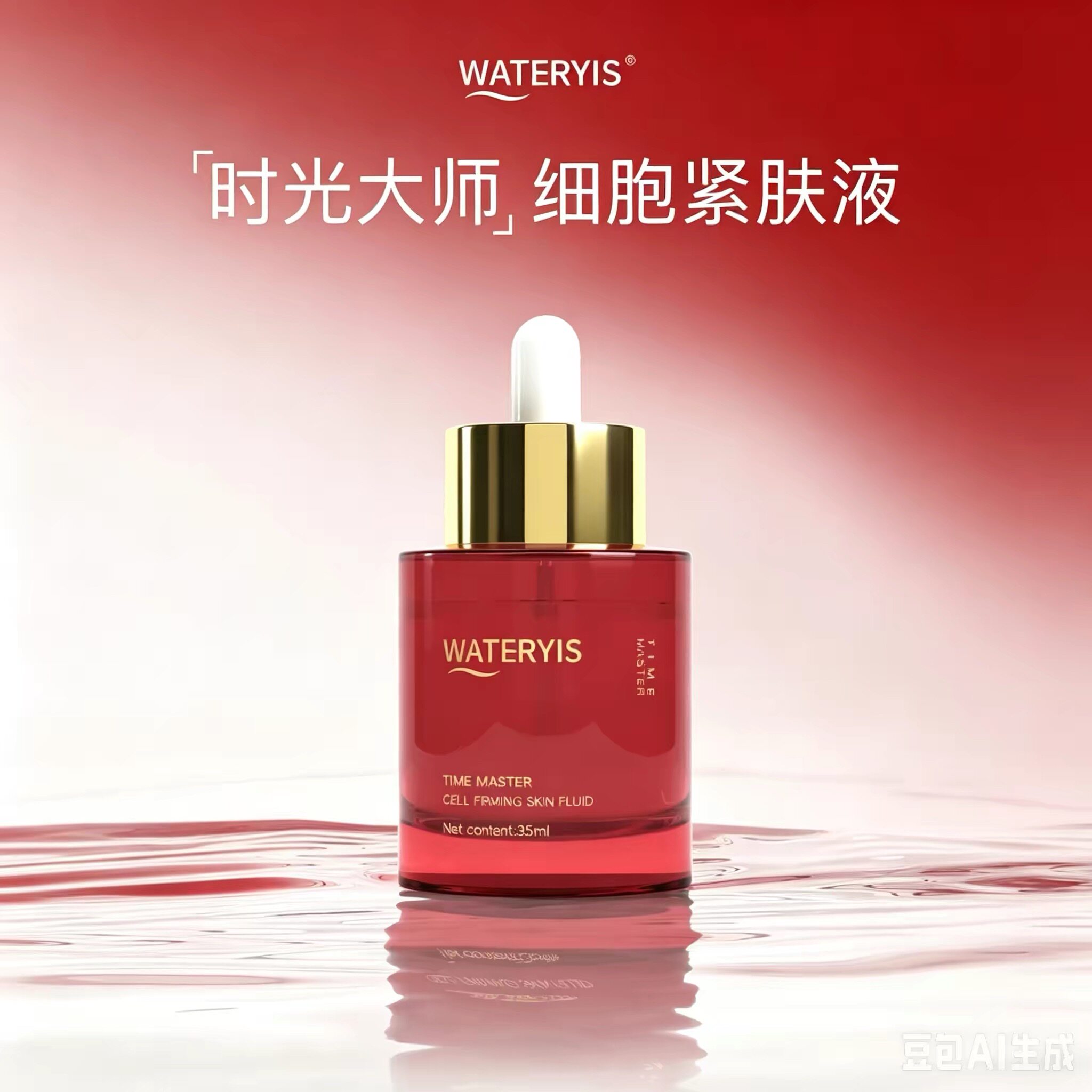 泉意时光大师细胞紧肤液35ml液态精华