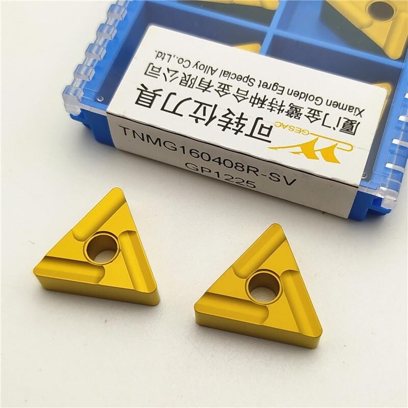 厦门金鹭数控刀片三角形开粗外圆刀粒钢件加工TNMG160404R-SV