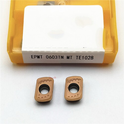 数控刀片铣刀片模具铣通用高硬难加工材料钢EPMT0603TN-MT TE1028