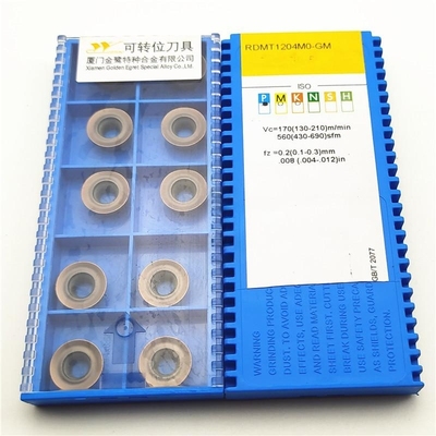 正品厦门金鹭数控刀片圆圈铣刀片模具不锈钢加工RDMT1204MO-GM
