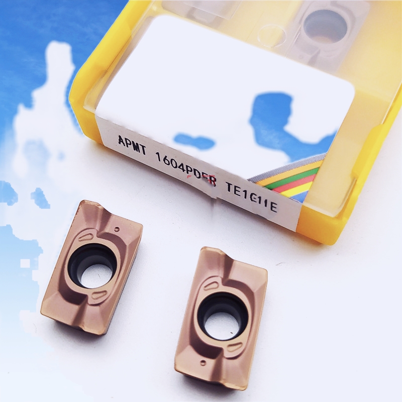 数控刀片方肩模具铣刀片APMT1135PDR/APMT1604PDER TE102加不锈钢