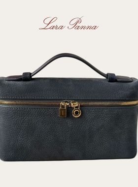 原厂皮LP19麂皮磨砂饭盒包新款早秋老钱简约单肩手提斜挎女包