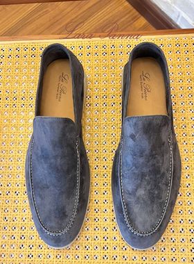 LP奢华真皮绅士乐福鞋时尚百搭一脚蹬懒人休闲男鞋大码La Pecora