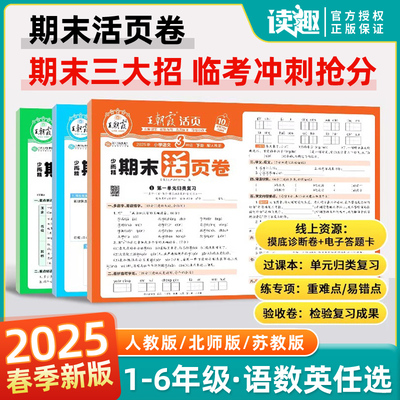 王朝霞期末活页卷考前冲刺一百分