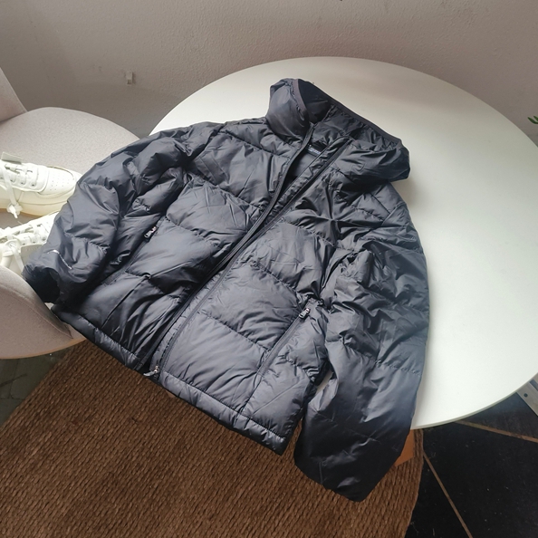 笑笑家 童装上衣 男童女童简约轻薄连帽羽绒外套羽绒服90绒中大童