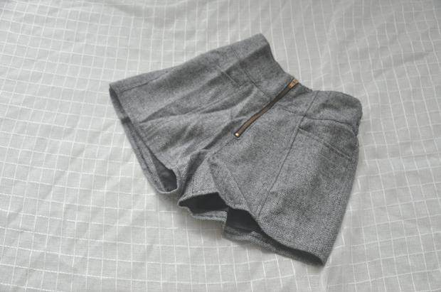 笑笑家 童装裤子 女童秋冬款松紧腰短裤 高腰百搭 大童青少年