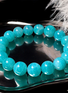 天然天河石雪花纹理手链手串