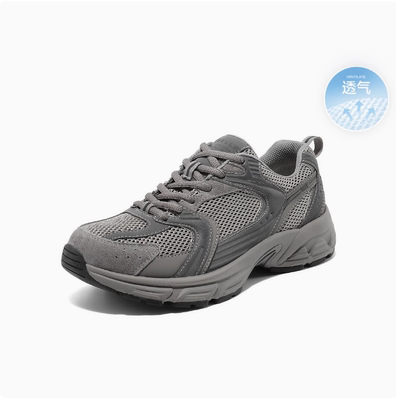 Belle/百丽女网面透气厚底老爹鞋