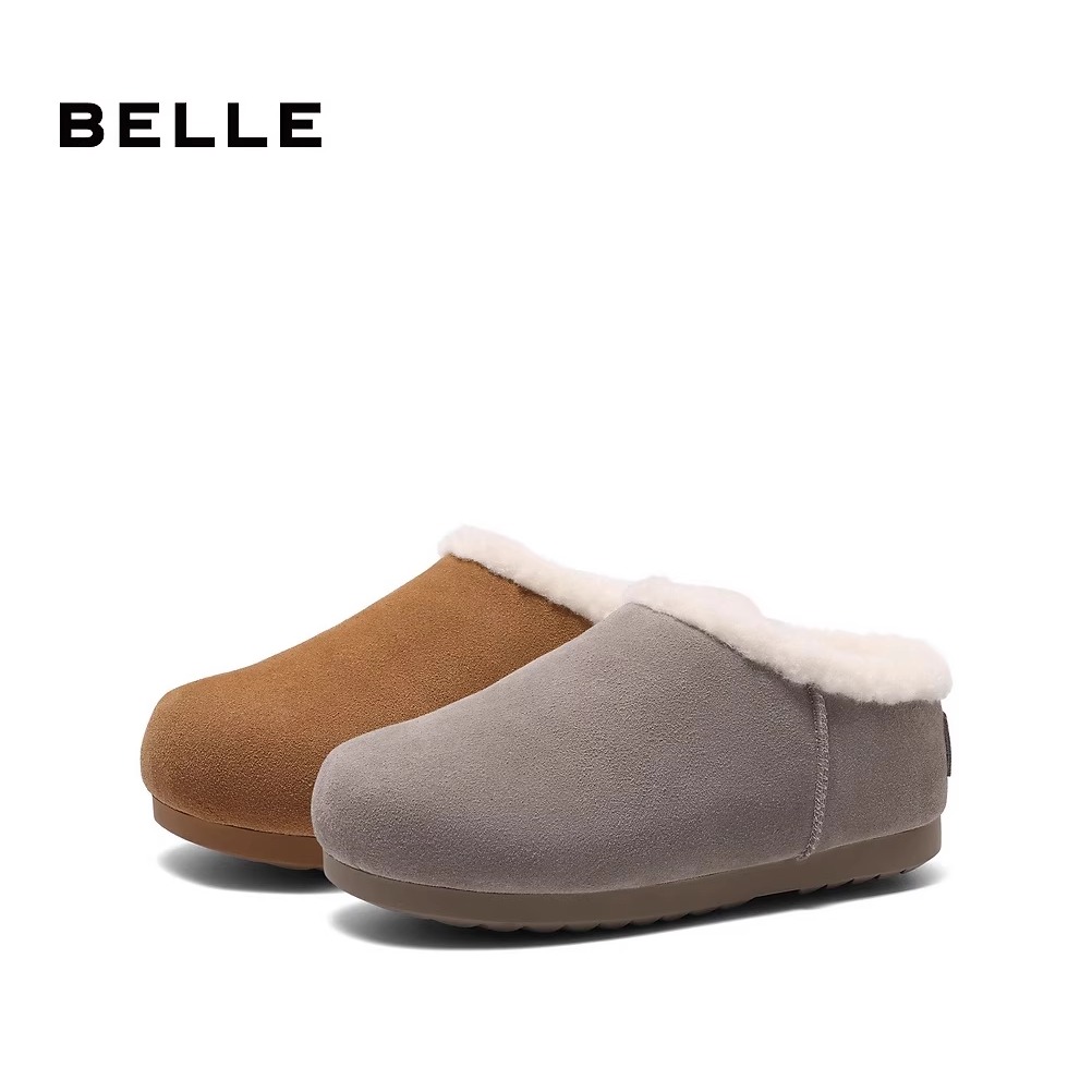 Belle/百丽雪地靴厚底保暖短靴