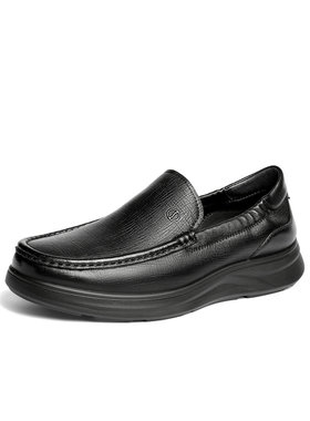 专柜正品森达2026春季新款男鞋软面一脚蹬厚软底休闲皮鞋2CN01AM6