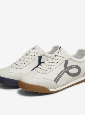 专柜正品他她2025秋季新款男鞋舒适百搭运动休闲鞋德训鞋QHB01CM5