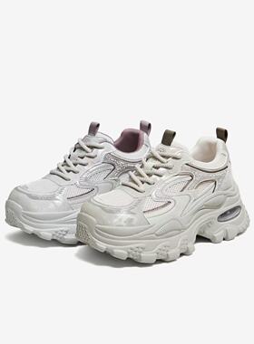 专柜正品TATA他她2026秋款女老爹鞋休闲运动鞋厚底增高鞋CMG02CM6
