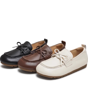 平底单鞋 蝴蝶结复古软底乐福鞋 BK571CA5 天美意2025秋女鞋 专柜正品