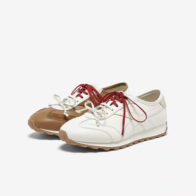 专柜正品百思图2026春款女阿甘鞋厚底休闲通勤运动鞋女A6122AM6