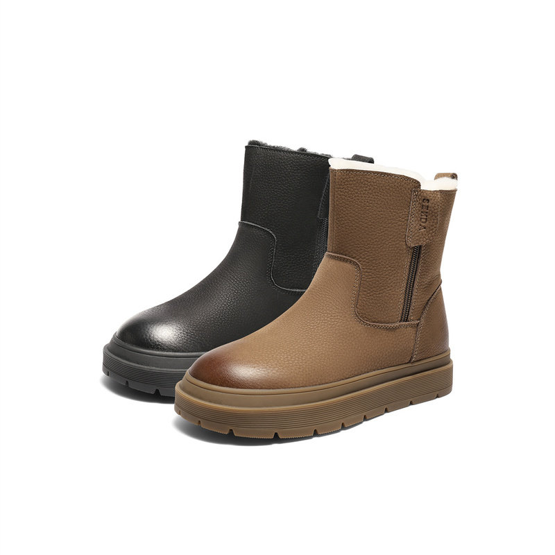 Senda/森达女靴雪地靴保暖棉鞋