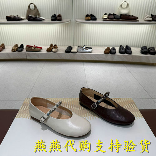 专柜正品百丽2026春季新款女鞋复古玛丽珍鞋软底浅口单鞋F1C1DAQ6