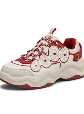 专柜正品天美意2026春季新款女鞋老爹鞋厚底运动鞋小白鞋CDG21AM6