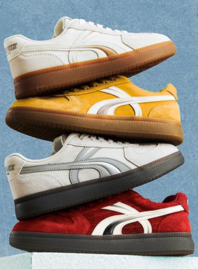 专柜正品天美意2025秋款女鞋平底复古德训鞋休闲运动板鞋CEL21CM5