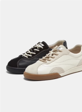 专柜正品拔佳2025春款女木作德训鞋通勤百搭软底运动板鞋ACO22AM5