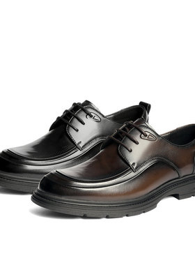 专柜正品森达2026春新款男鞋正装皮鞋时尚舒适软底休闲鞋2DH01AM6