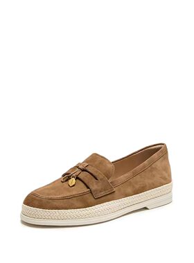 专柜正品思加图2026夏天女复古乐福鞋一脚蹬平底鞋单鞋EFR04AA6