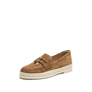 专柜正品 一脚蹬平底鞋 单鞋 EFR04AA6 思加图2026夏天女复古乐福鞋