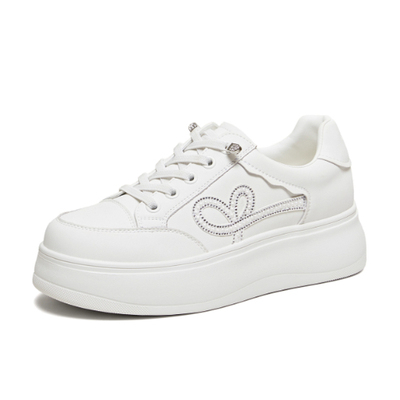 专柜正品他她2026春款女鞋小皮鞋时尚休闲鞋厚底百搭板鞋WJN30AM6