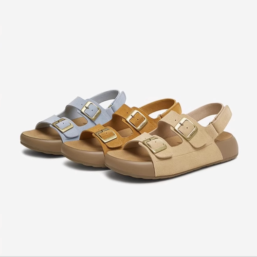 TATA/他她女鞋复古厚底凉鞋休闲