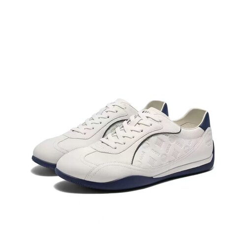 专柜正品百丽男休闲小白德训鞋男士2026夏款网孔透气板鞋9CF01BM6