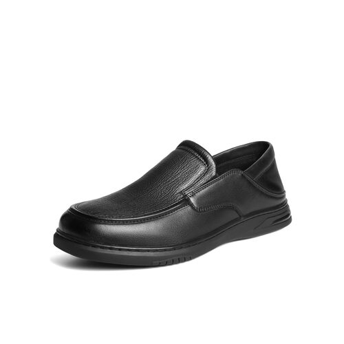 专柜正品百丽2026春款男鞋一脚蹬踩后跟两穿商务休闲皮鞋L6022AM6