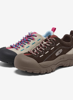 专柜正品百思图2026春新款户外登山鞋厚底拼色运动休闲鞋X1818AM6