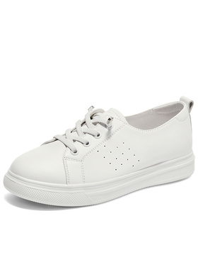 专柜正品森达2024秋季新款女鞋板鞋简约百搭休闲小白鞋XBU01CM4