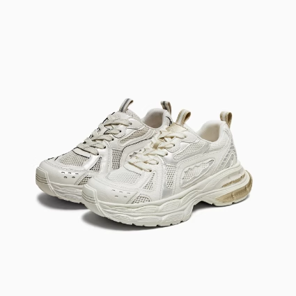 TATA/他她女鞋厚底透气老爹鞋