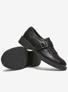 专柜正品百思图2026春款女乐福鞋简约复古学院单鞋WA201AM6