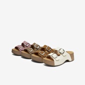 他她2026夏款 女鞋 小海豚勃肯鞋 专柜正品 百搭外穿厚底拖鞋 CML01BT6