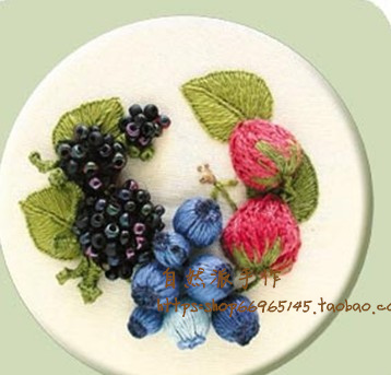 刺绣自然派饰品盒子刺绣