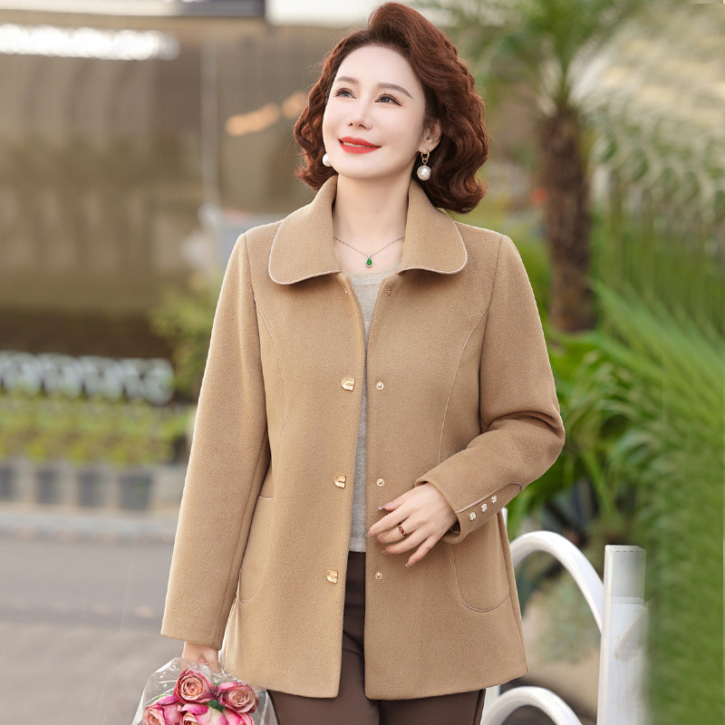 妈妈春秋外套中老年女装洋气中年人春装时尚2026新款50多岁上衣服