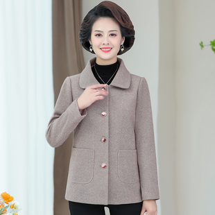中年妈妈春秋外套洋气春装时尚高贵50岁60中老年女装2025新款上衣