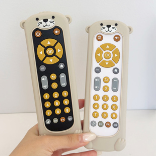 宝宝遥控器玩具仿真手机按键可啃咬硅胶早教益智儿童6个月以上1岁