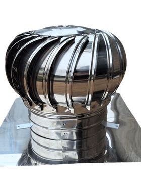 无动力风帽屋顶通风器散热器换气扇不锈钢风帽风球风机排气排烟帽