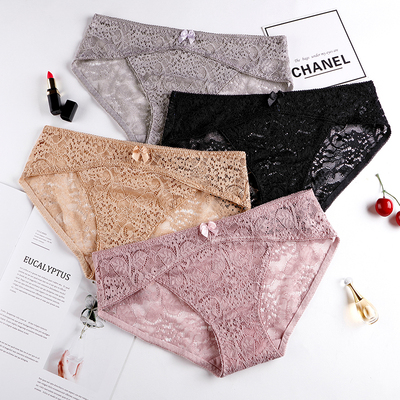 中腰大码女士性感三角裤