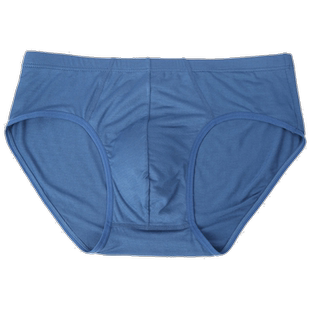 纯色男内裤 U凸中腰性感三角裤 男士内裤
