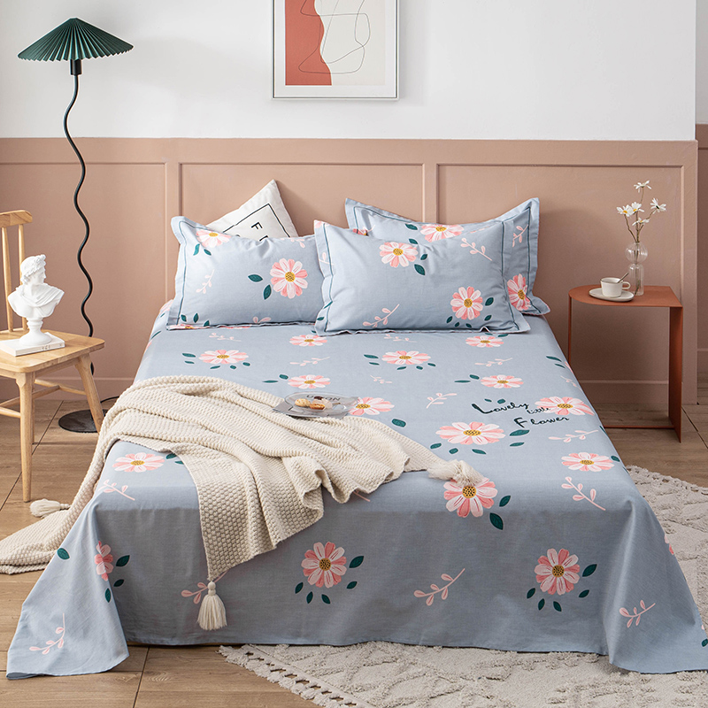 冬季纯棉磨毛床单单件学生宿舍