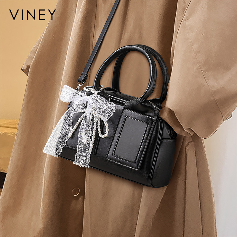 Viney包包2025新款痛包夏天真皮斜挎女包手提波士顿高级感枕头包,箱包皮具/热销女包/男包,通用款女包,淘宝优惠券,粉丝福利购,淘宝优惠卷
