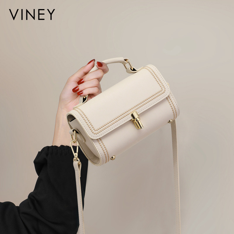 Viney包包2026新款夏天女包真皮单肩手提包高级感迷你斜挎包小包