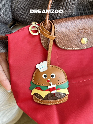 Милый оригинальный кожаный брелок ручной работы, подарок на день рождения, делается под заказ